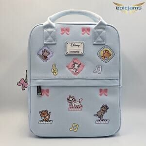 Loungefly Disney The Aristocats Patches Cats Mini Backpack New